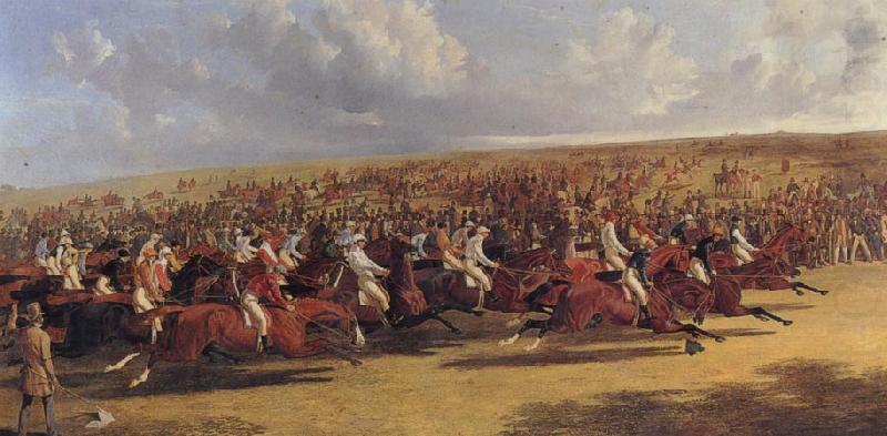 The Start of the 1844 'Dirty' Derby, John Frederick Herring